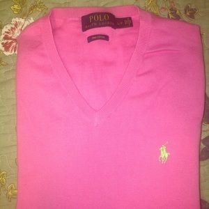 Polo Ralph Lauren - Pink Men’s Sweater - Large